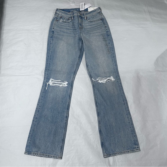 American Eagle Comfort Stretch Waistband 90’s Bootcut Size 0 - Picture 7 of 12